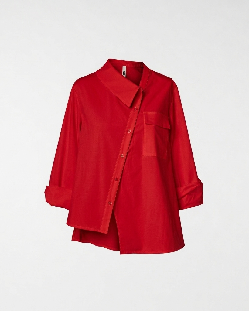 SHIRT WITH HALF COLLAR
