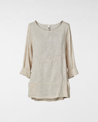 T-SHIRT EN COTON ET VISCOSE MÉLANGÉS