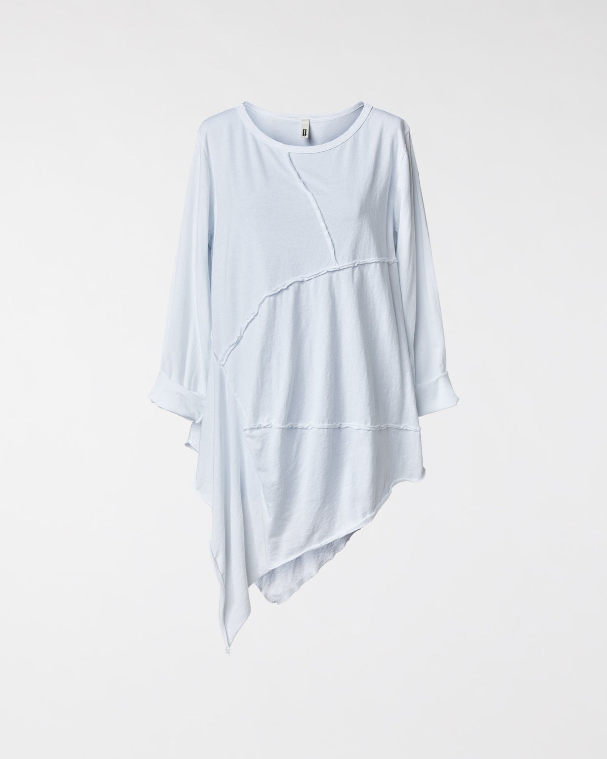 T-SHIRT AUS SPITZEM JERSEY