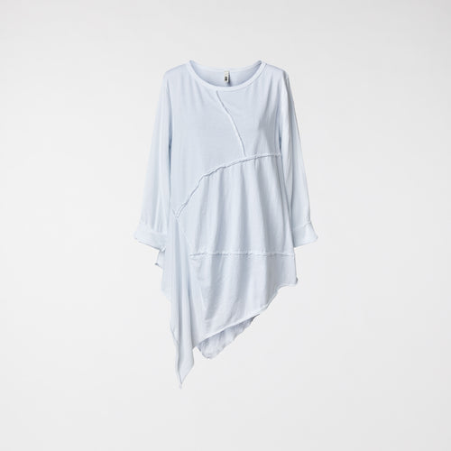 T-SHIRT A PUNTA IN JERSEY