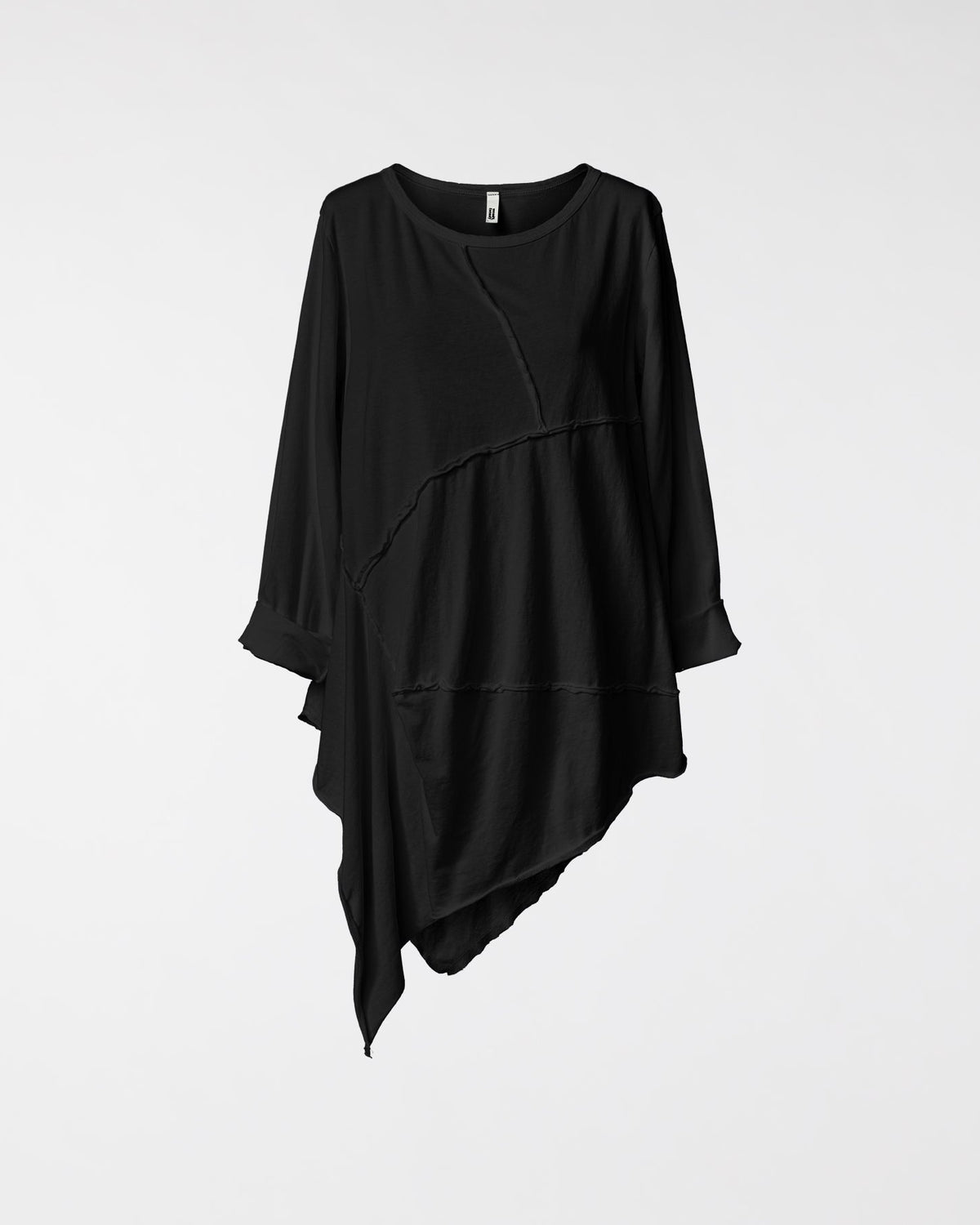 T-SHIRT AUS SPITZEM JERSEY