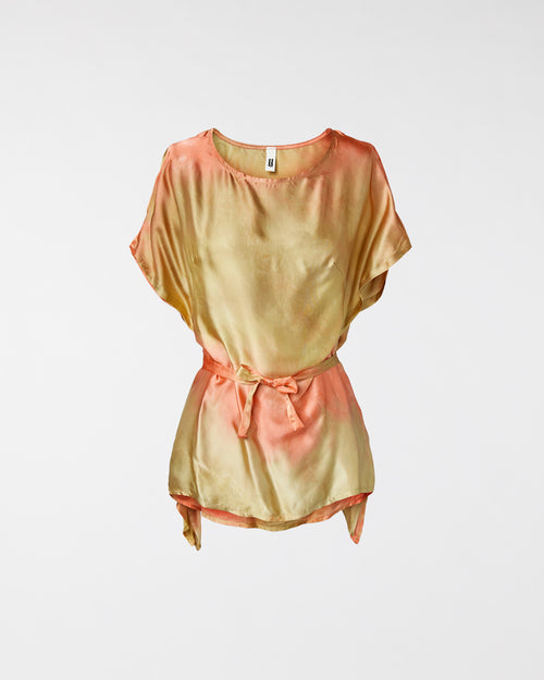 BLUSA IN VISCOSA EFFETTO TIE-DYE