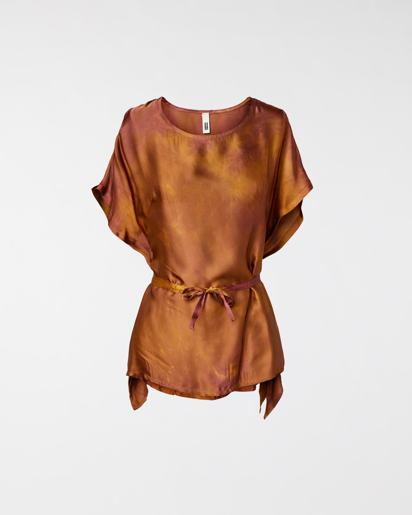 BLUSA IN VISCOSA EFFETTO TIE-DYE