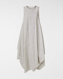 ROBE DRAPÉE EN COTON
