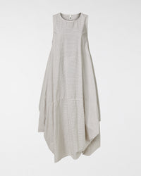 ROBE DRAPÉE EN COTON