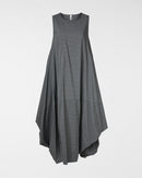 ROBE DRAPÉE EN COTON