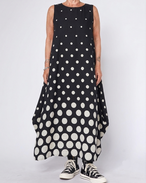 IRREGULAR POLKA DOT DRESS