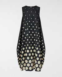VESTIDO IRREGULAR DE LUNARES