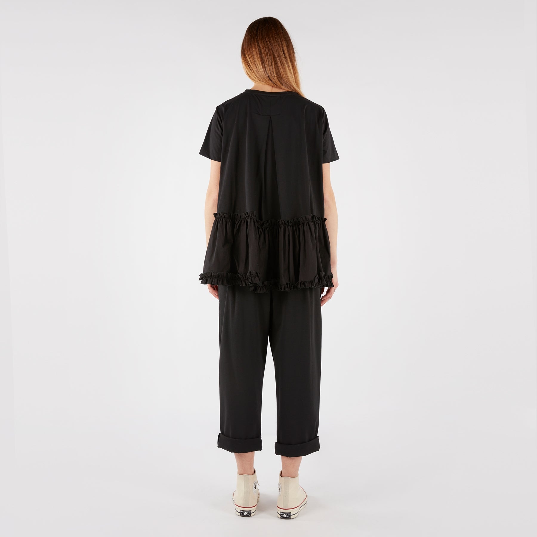 PANTALONES HOLGADOS CON PLIEGUES