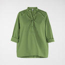 T-SHIRT IN TESSUTO PUNTO MILANO CON COLLO ALTO