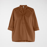 PUNTO MILANO FABRIC T-SHIRT WITH POLO NECK