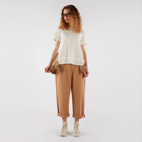 PANTALONES HOLGADOS CON PLIEGUES