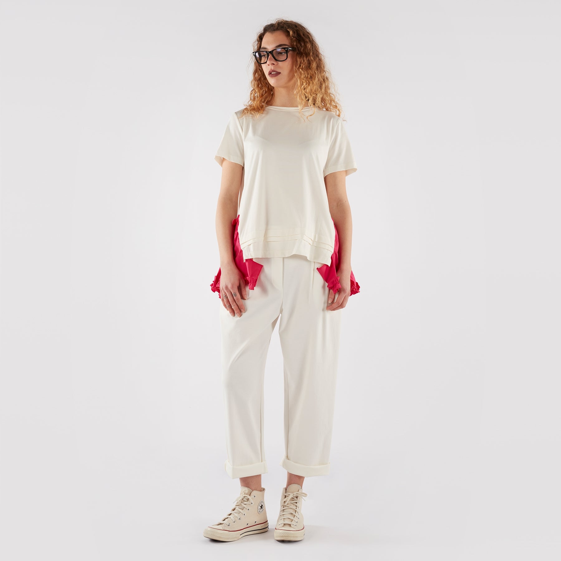 PANTALONES HOLGADOS CON PLIEGUES