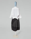 PATCHWORK CHECKERED SKIRT