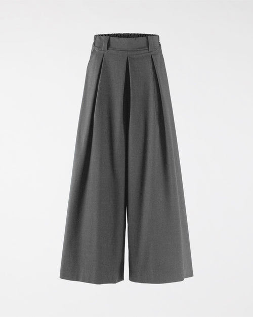 PANTALON PALAZZO AVEC PASSANTS DE CEINTURE