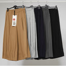PANTALONES ANCHOS CON ALFORZAS EN EL DOBLADO
