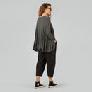 VISCOSE BLEND PINSTRIPE TROUSERS