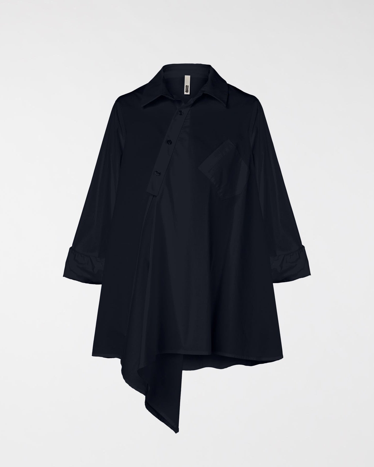 CAMICIA ASIMMETRICA CON TASCHINO