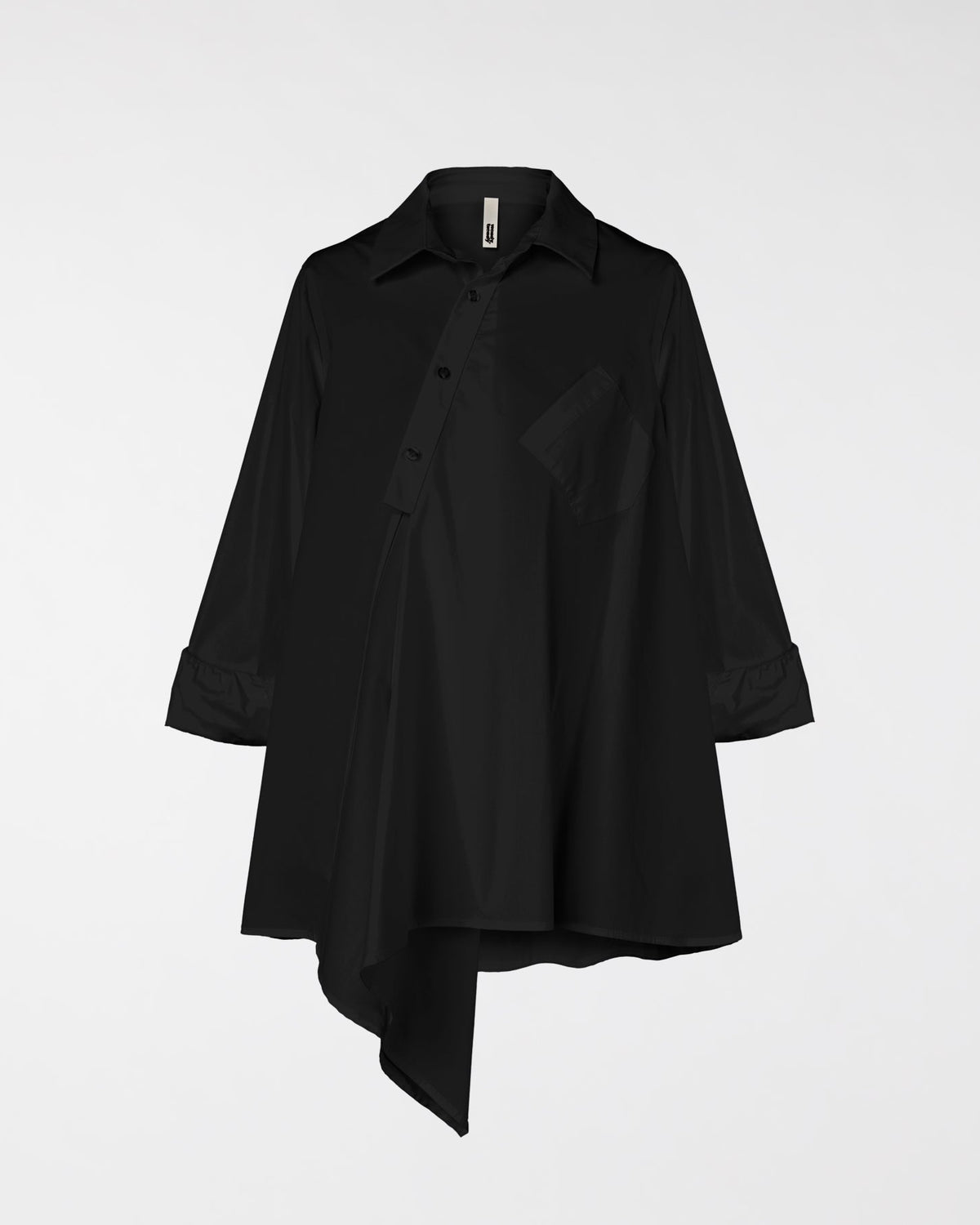 CAMICIA ASIMMETRICA CON TASCHINO