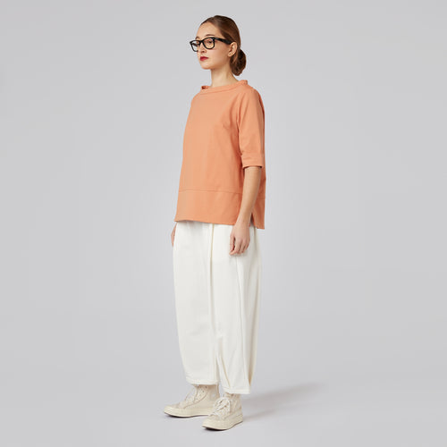 JERSEY EN PUNTO MILANO CON CUELLO