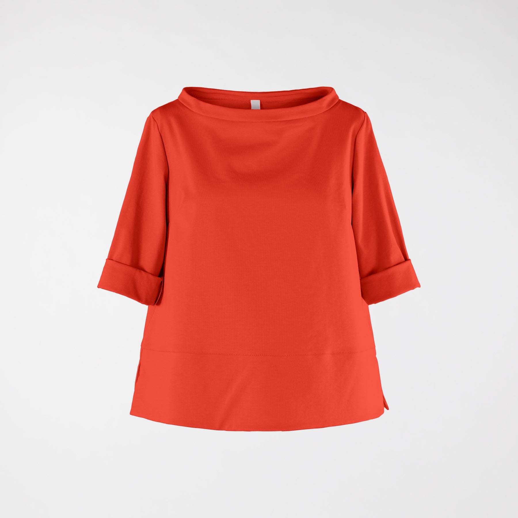 JERSEY EN PUNTO MILANO CON CUELLO