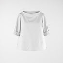 JERSEY EN PUNTO MILANO CON CUELLO