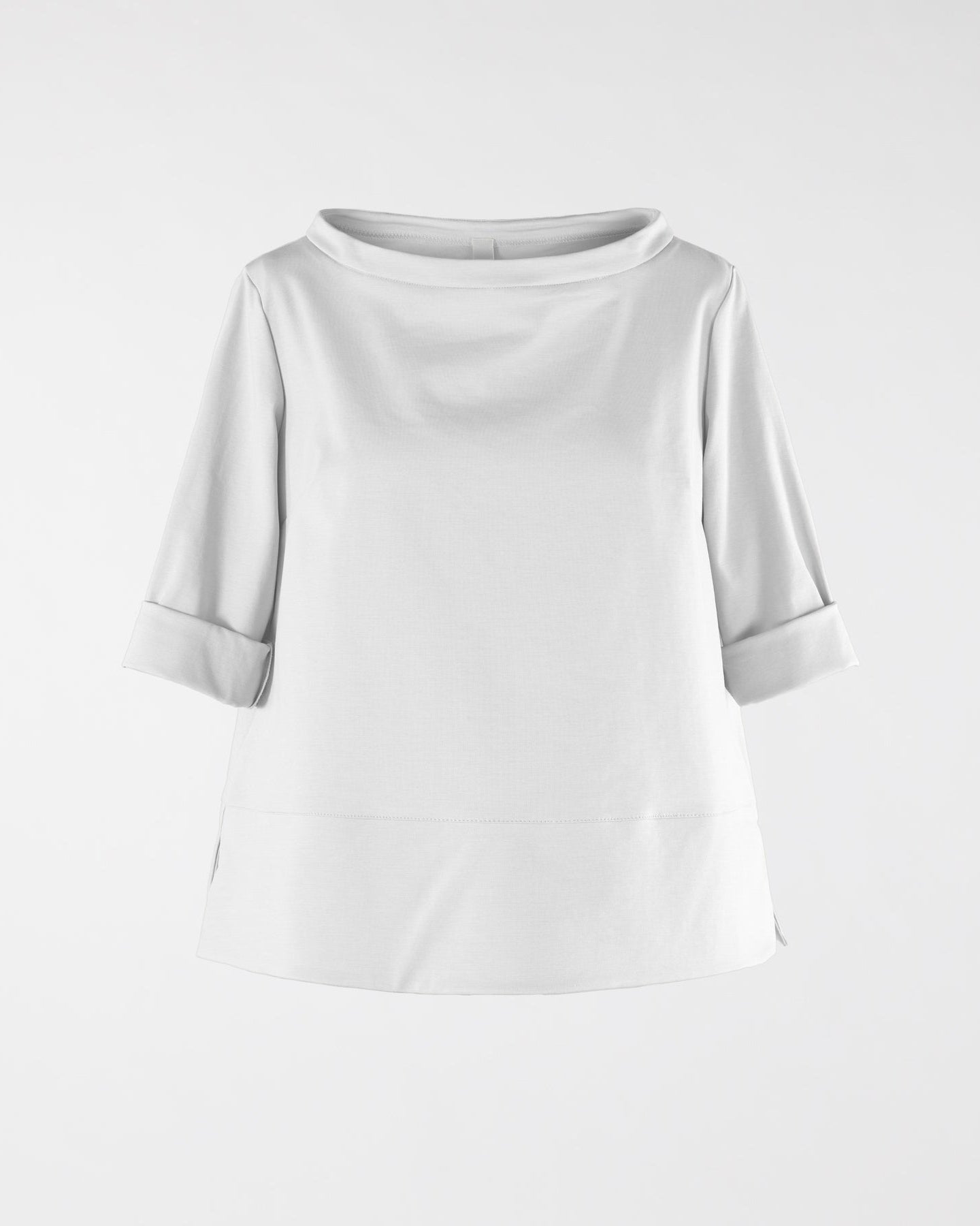 JERSEY EN PUNTO MILANO CON CUELLO