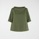 JERSEY EN PUNTO MILANO CON CUELLO