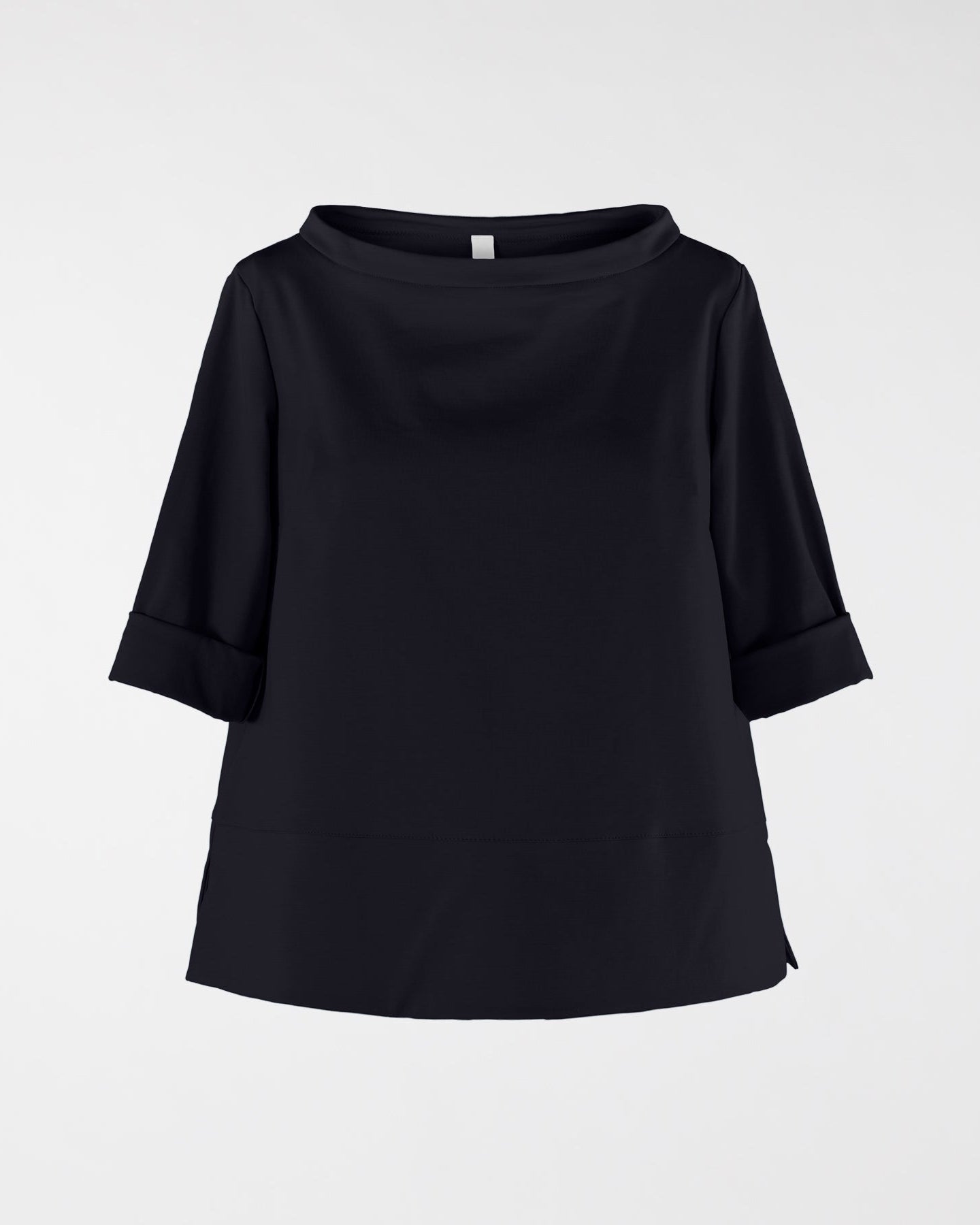 JERSEY EN PUNTO MILANO CON CUELLO