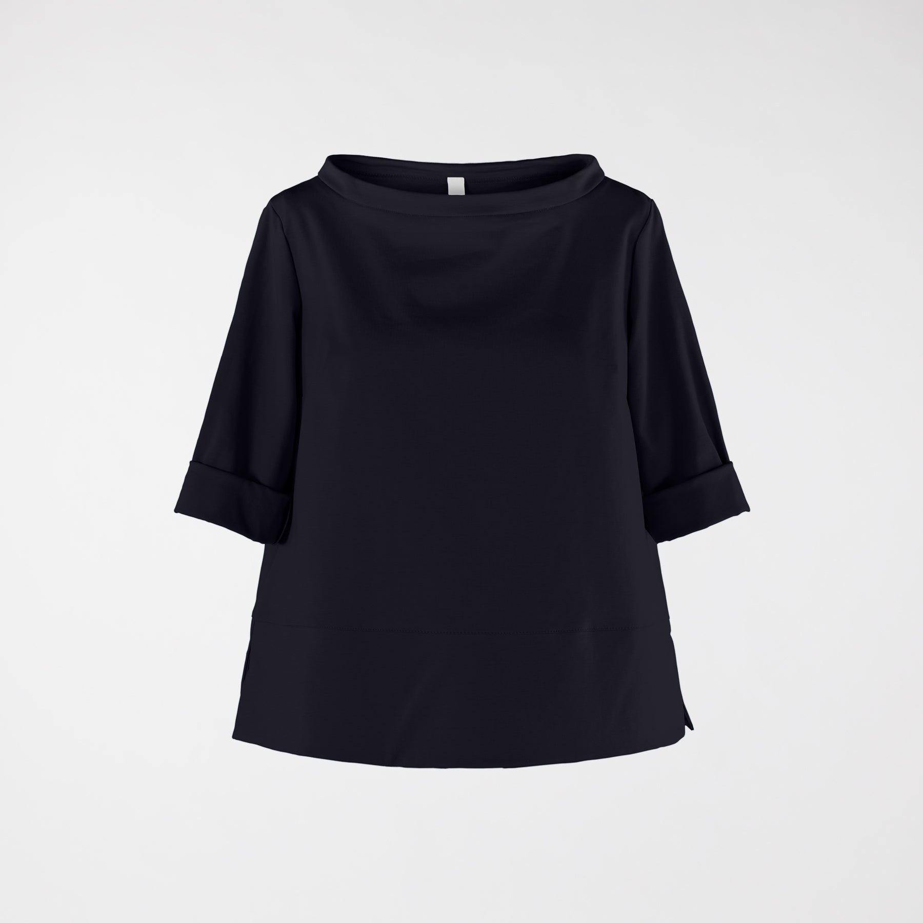 JERSEY EN PUNTO MILANO CON CUELLO