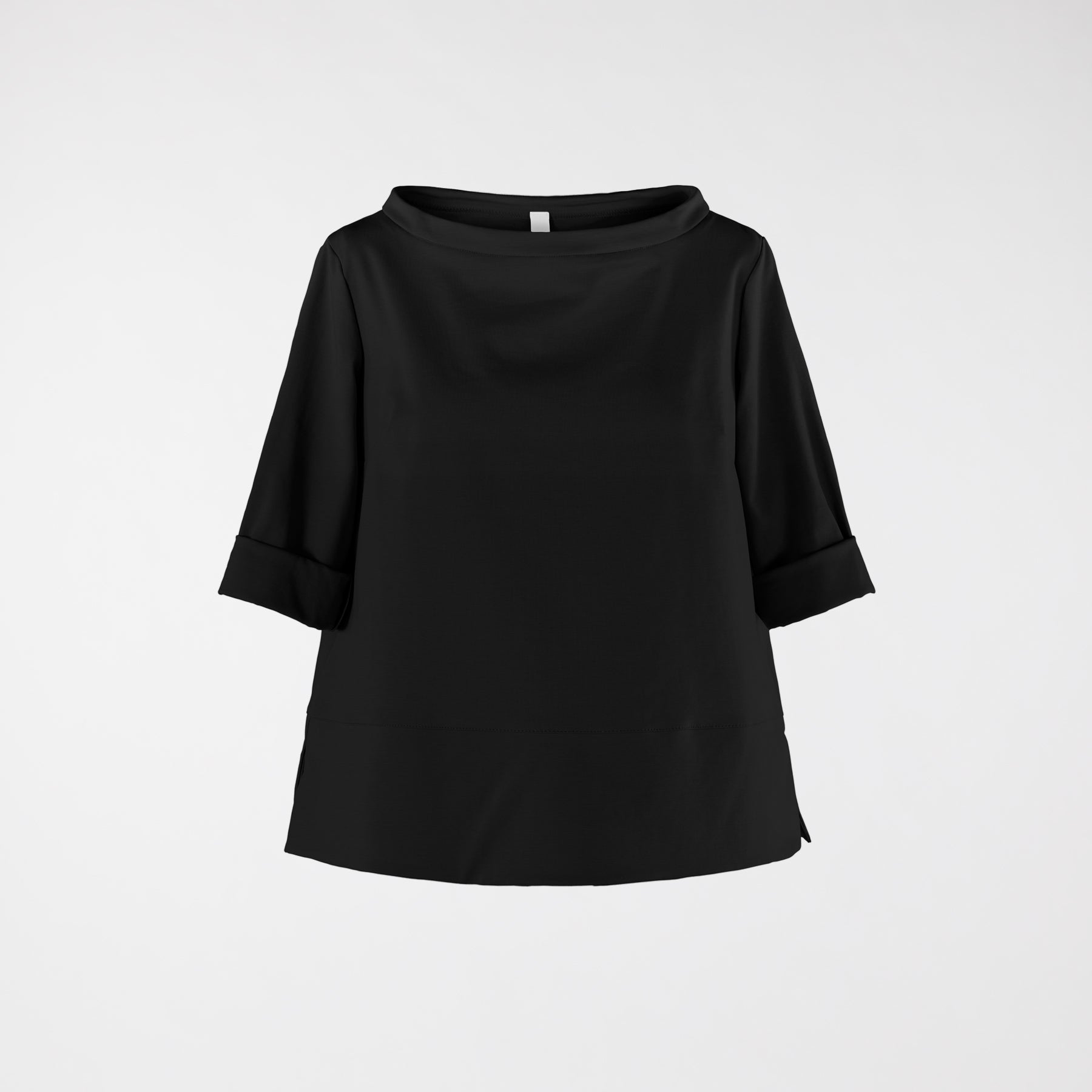 JERSEY EN PUNTO MILANO CON CUELLO