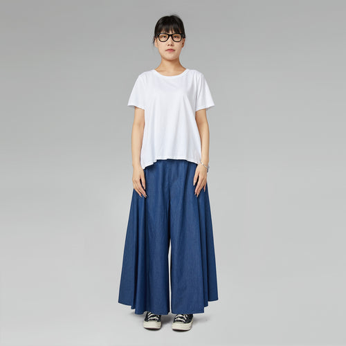 T-SHIRT BASIC A MANICHE CORTE
