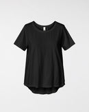 T-SHIRT BASIC A MANICHE CORTE