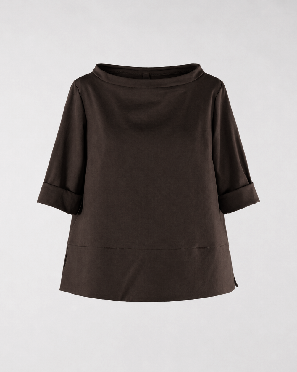 JERSEY EN PUNTO MILANO CON CUELLO