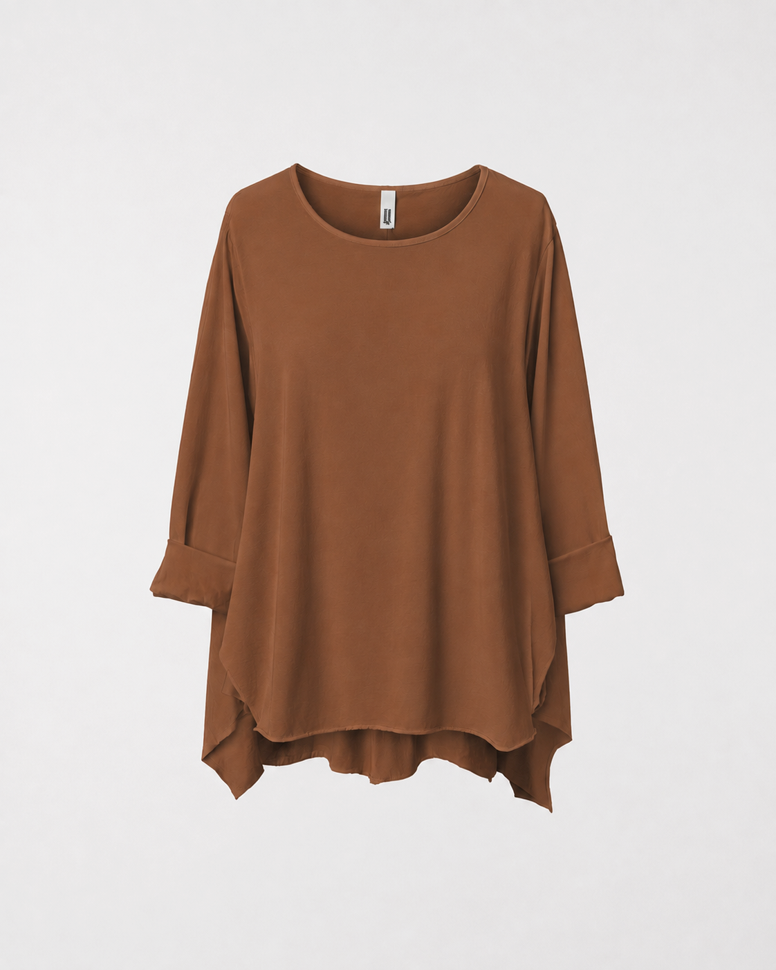 BAUMWOLL-T-SHIRT MIT SEITENSCHLITZEN