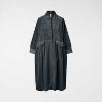 VELVET OVERCOAT GREY