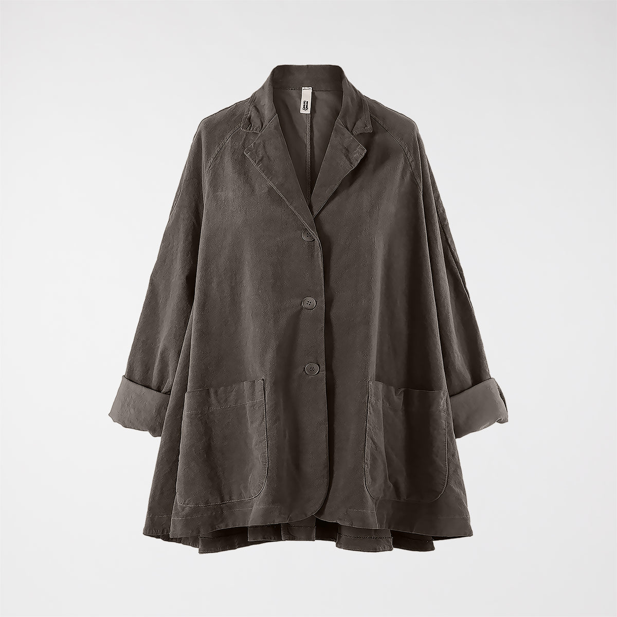 FLARED VELVETY COTTON JACKET