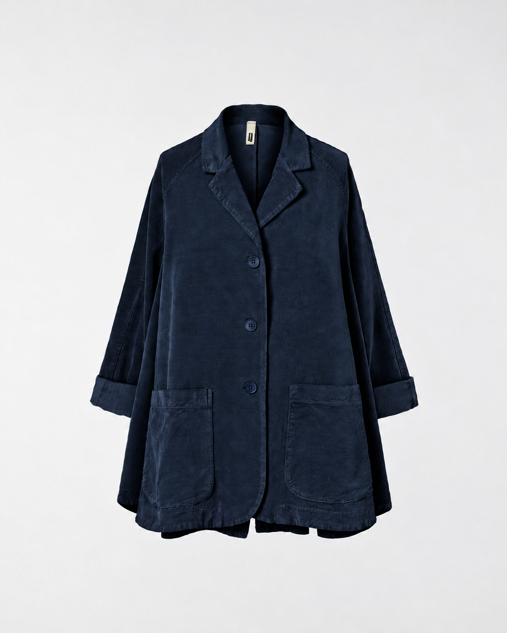 FLARED VELVETY COTTON JACKET
