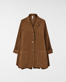 FLARED VELVETY COTTON JACKET