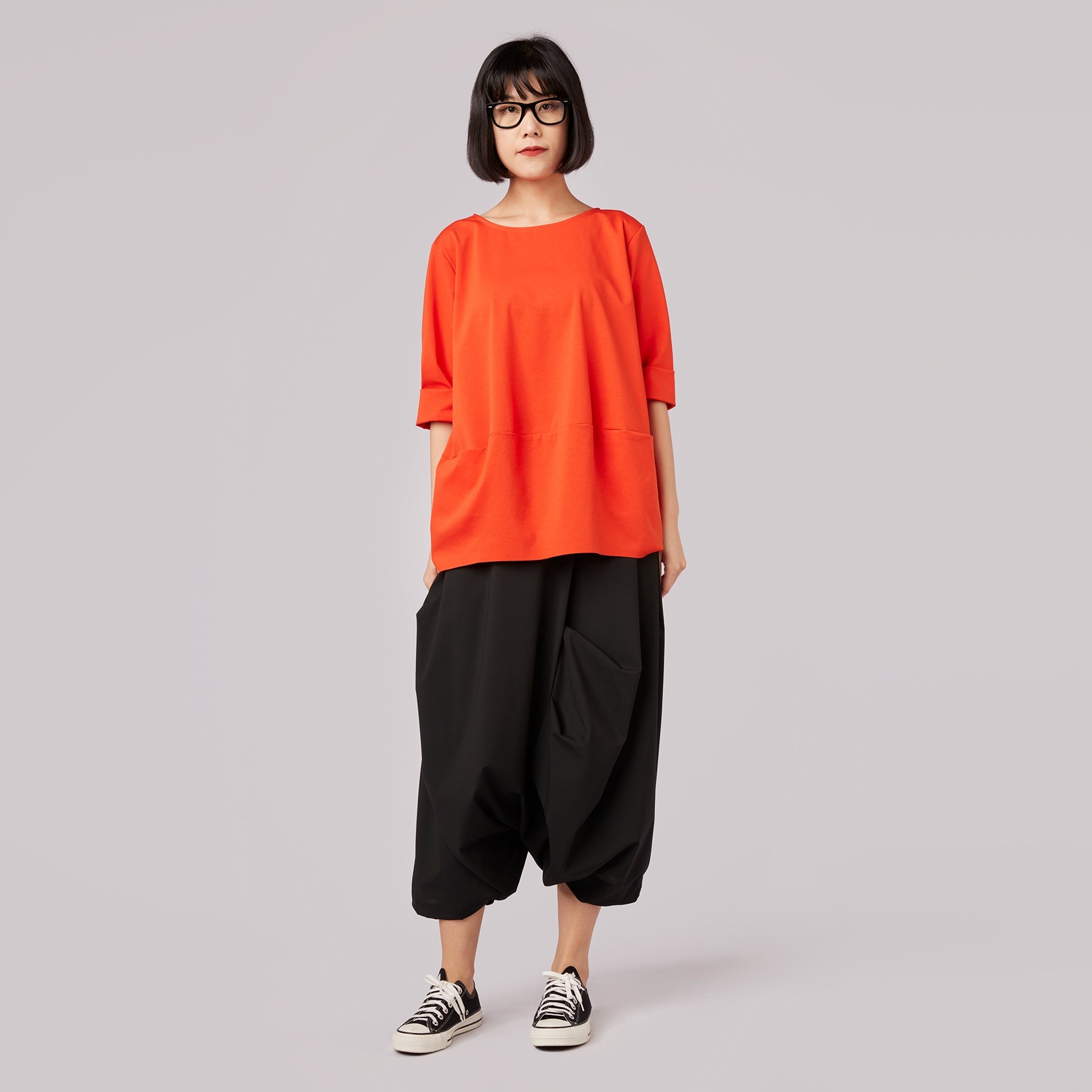 PANT-SKIRT WITH PLEATS