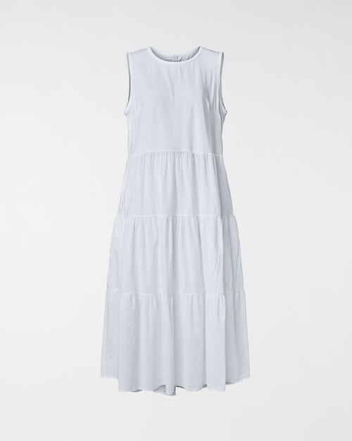 VESTITO SENZA MANICHE IN JERSEY DI COTONE
