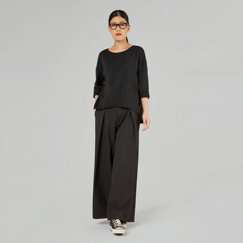 SWEATSHIRT WITH BACK SPLIT