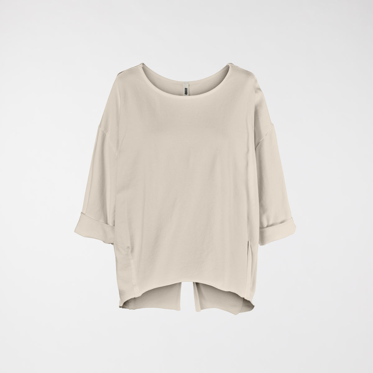 SWEATSHIRT WITH BACK SPLIT