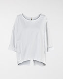 SWEATSHIRT WITH BACK SPLIT