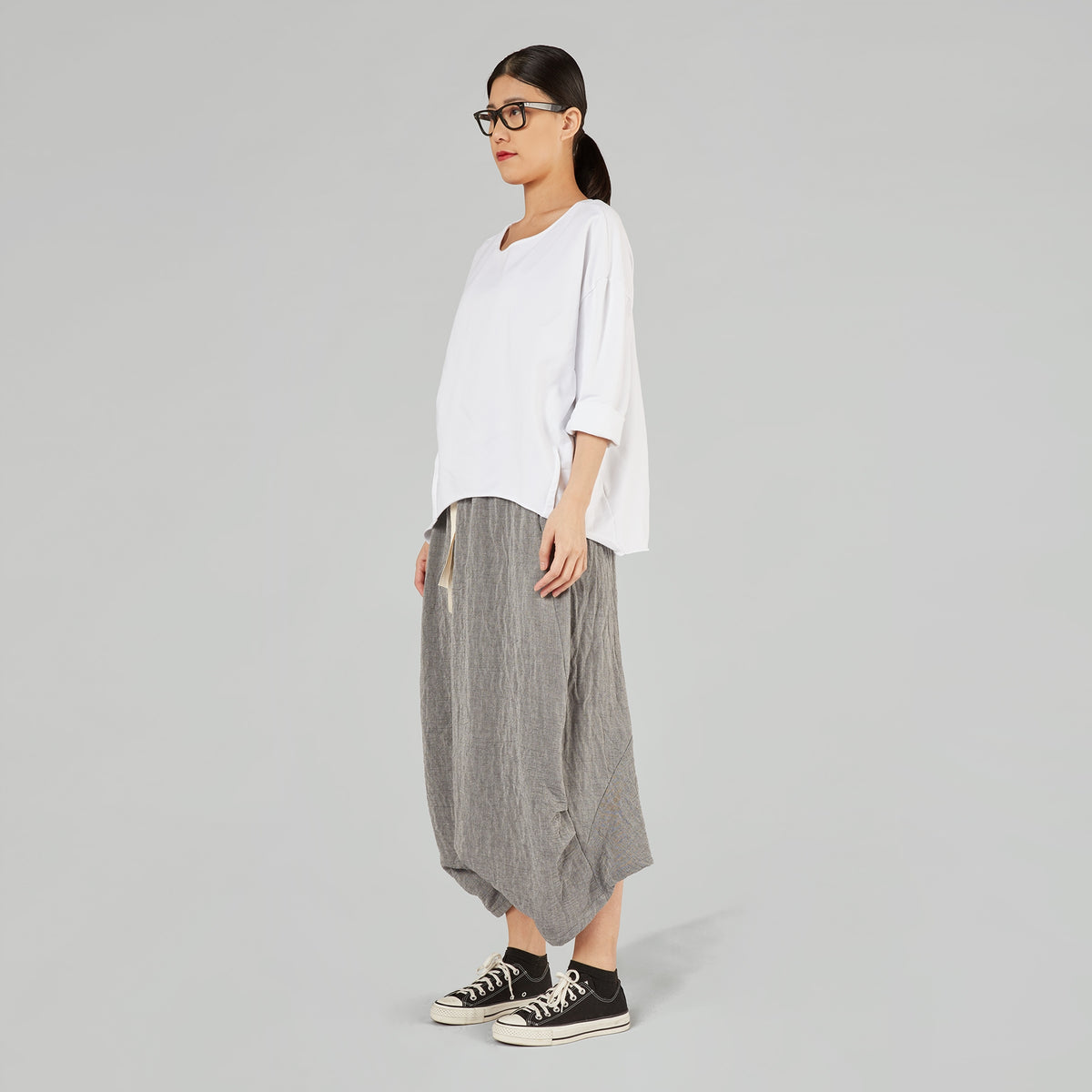 SWEATSHIRT WITH BACK SPLIT