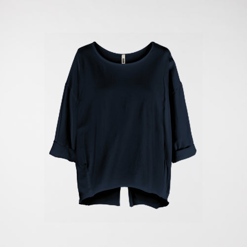 SWEATSHIRT WITH BACK SPLIT