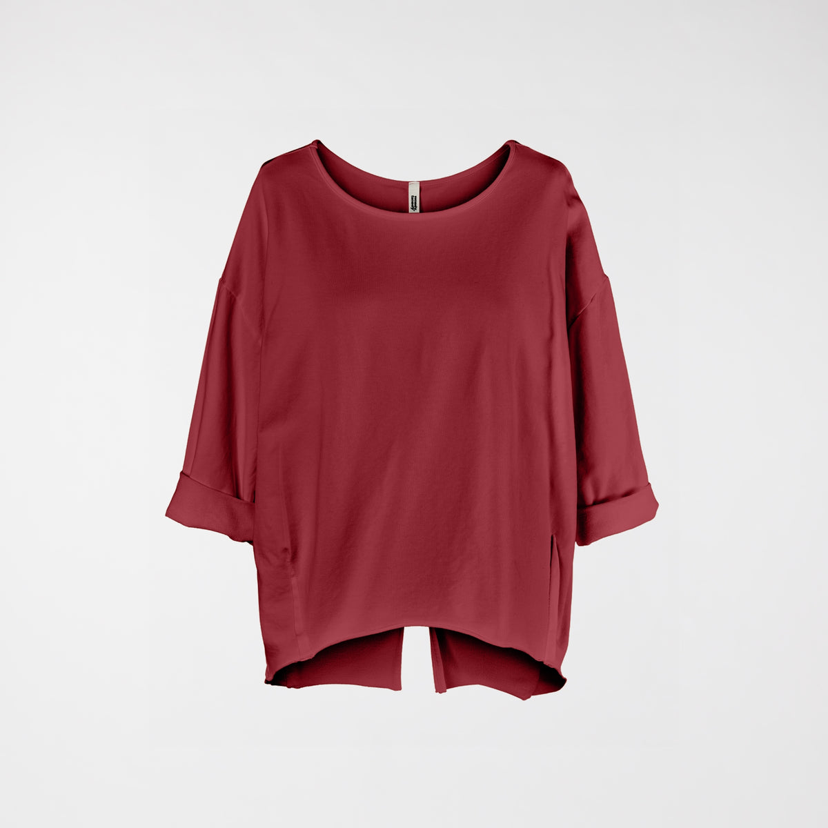 SWEATSHIRT WITH BACK SPLIT