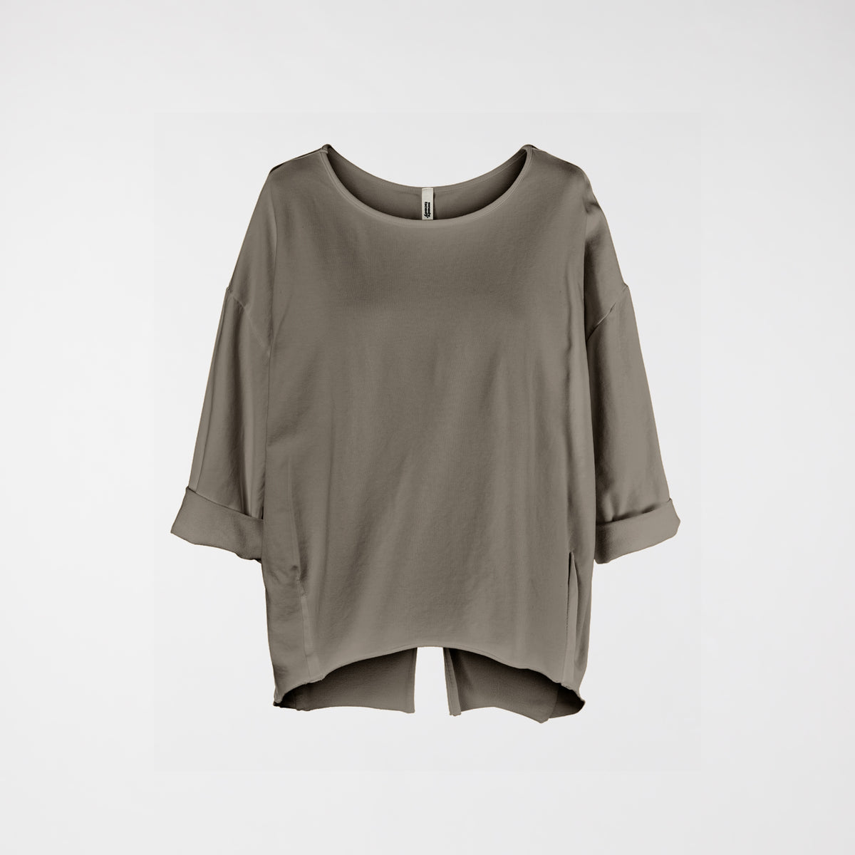 SWEATSHIRT WITH BACK SPLIT
