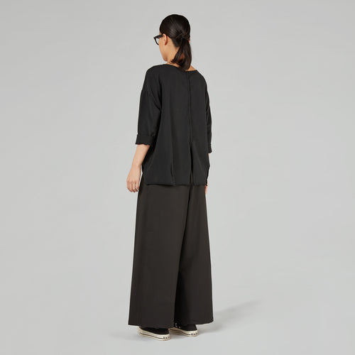 SWEATSHIRT WITH BACK SPLIT