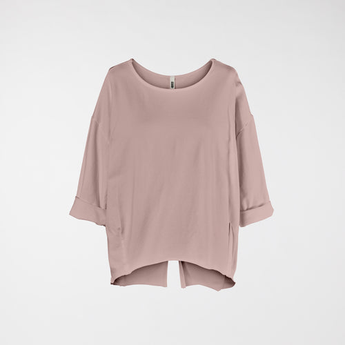 SWEATSHIRT WITH BACK SPLIT